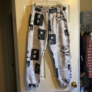 Graphic sweatpants